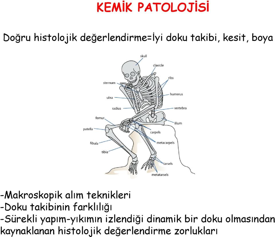 takibinin farklılığı -Sürekli yapım-yıkımın izlendiği