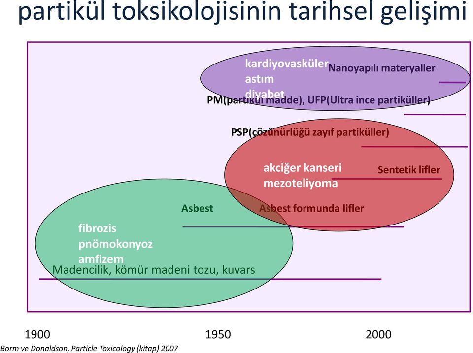 akciğer kanseri mezoteliyoma Sentetik lifler Asbest fibrozis pnömokonyoz amfizem Madencilik,