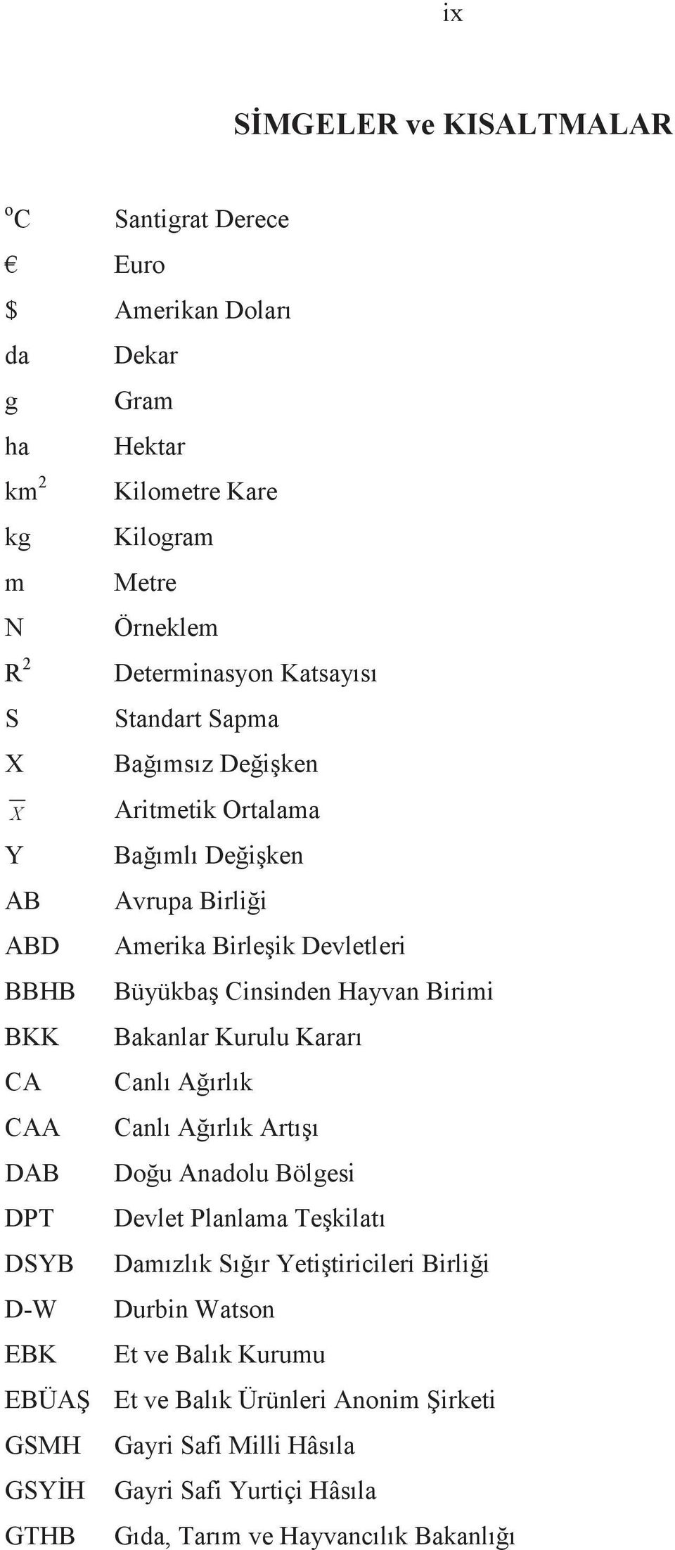 Büyükba Cinsinden Hayvan Birimi Bakanlar Kurulu Kararı Canlı Aırlık Canlı Aırlık Artıı Dou Anadolu Bölgesi Devlet Planlama Tekilatı Damızlık Sıır Yetitiricileri Birlii