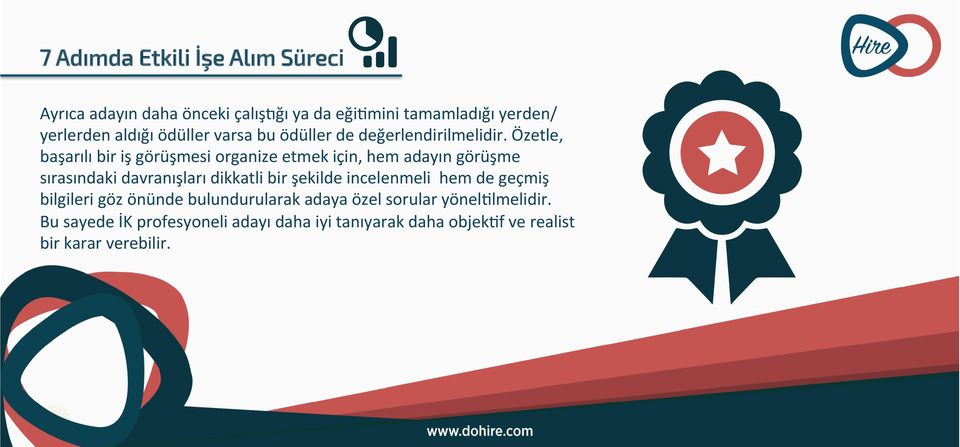 Özetle, başarılı bir iş görüşmesi organize etmek için, hem adayın görüşme sırasındaki davranışları dikkatli bir