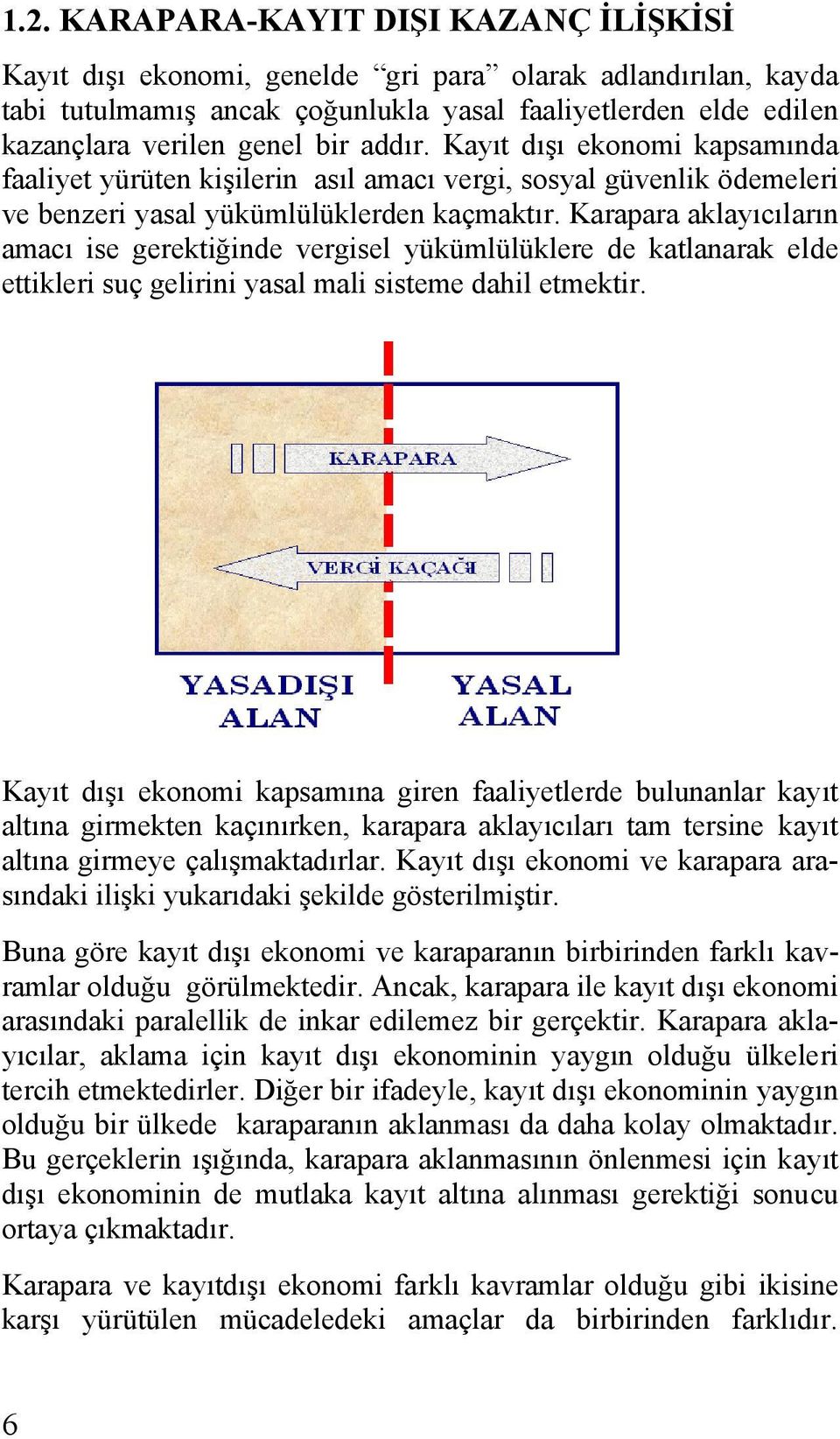 Karapara aklayıcıların amacı ise gerektiğinde vergisel yükümlülüklere de katlanarak elde ettikleri suç gelirini yasal mali sisteme dahil etmektir.