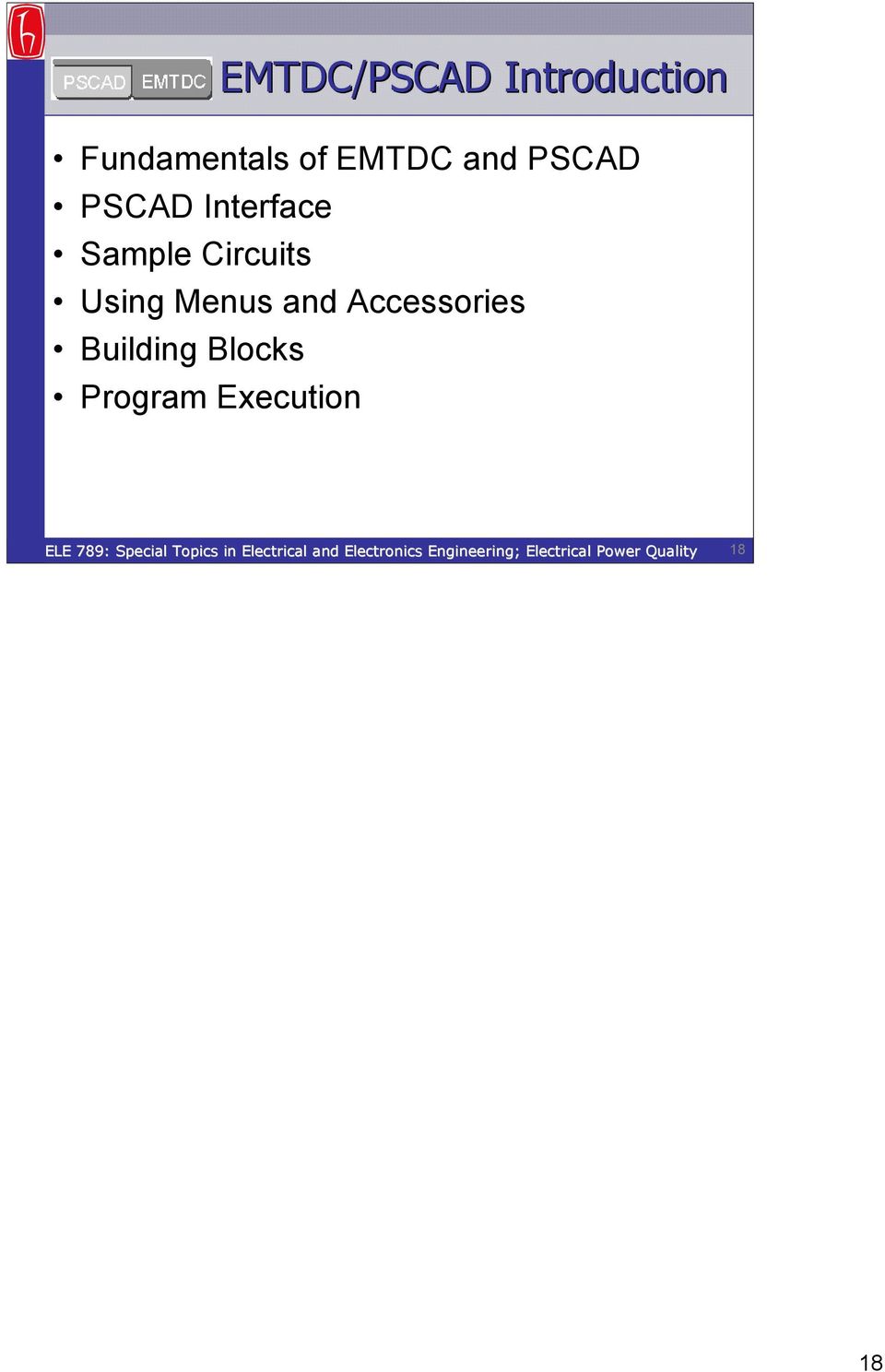 Sample Circuits Using Menus and