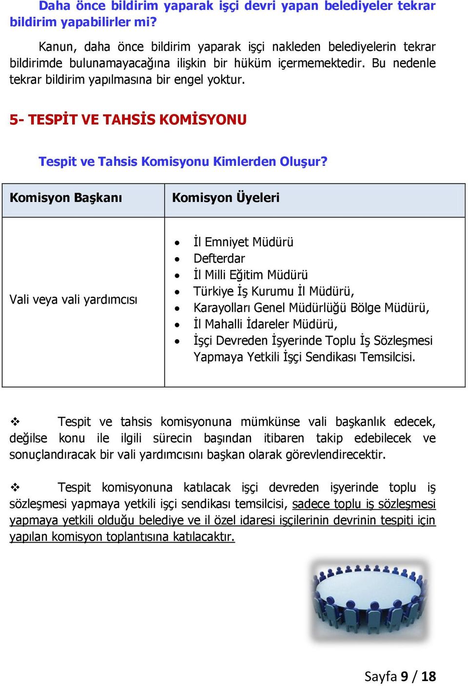 5- TESPİT VE TAHSİS KOMİSYONU Tespit ve Tahsis Komisyonu Kimlerden Oluşur?