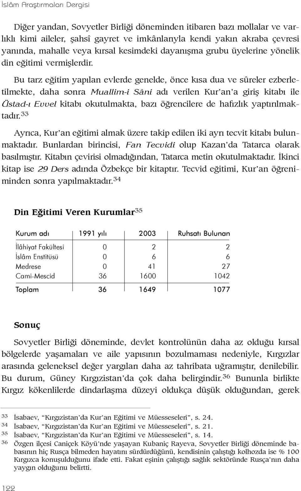 Bu tarz eðitim yapýlan evlerde genelde, önce kýsa dua ve sûreler ezberletilmekte, daha sonra Muallim-i Sâni adý verilen Kur an a giriþ kitabý ile Üstad-ý Evvel kitabý okutulmakta, bazý öðrencilere de