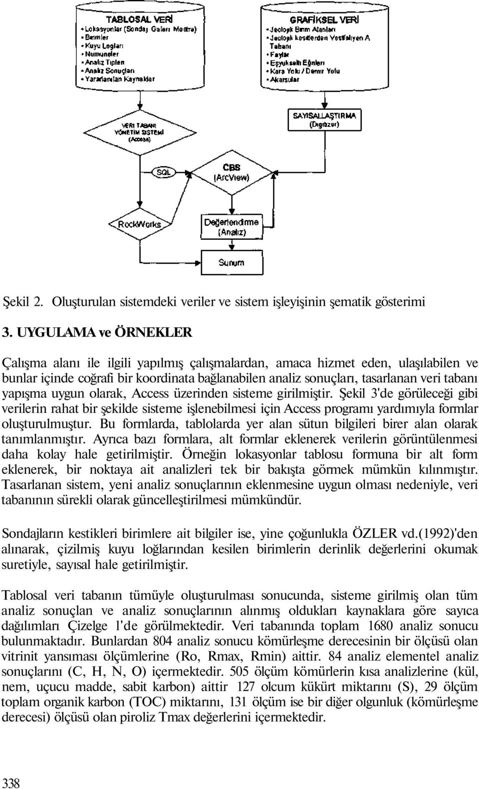 yapışma uygun olarak, Access üzerinden sisteme girilmiştir. Şekil 3'de görüleceği gibi verilerin rahat bir şekilde sisteme işlenebilmesi için Access programı yardımıyla formlar oluşturulmuştur.