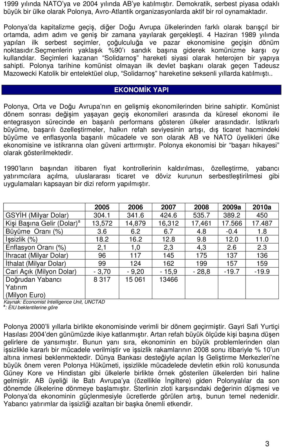 4 Haziran 1989 yılında yapılan ilk serbest seçimler, çoğulculuğa ve pazar ekonomisine geçişin dönüm noktasıdır.seçmenlerin yaklaşık %90 ı sandık başına giderek komünizme karşı oy kullandılar.