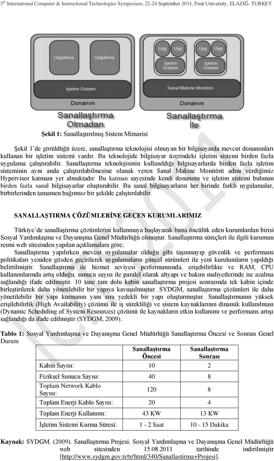 SanallaĢtırma teknolojisinin kullanıldığı bilgisayarlarda birden fazla iģletim sisteminin aynı anda çalıģtırılabilmesine olanak veren Sanal Makine Monitörü adını verdiğimiz Hypervisor katmanı yer