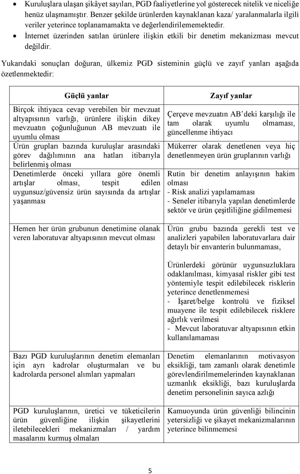 İnternet üzerinden satılan ürünlere ilişkin etkili bir denetim mekanizması mevcut değildir.