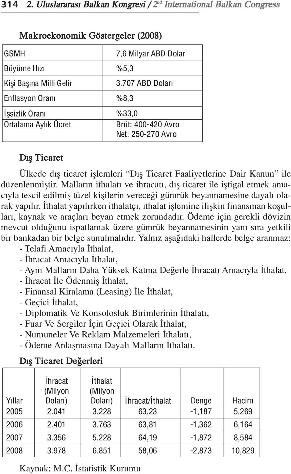 düzenlenmifltir. Mallar n ithalat ve ihracat, d fl ticaret ile ifltigal etmek amac yla tescil edilmifl tüzel kiflilerin verece i gümrük beyannamesine dayal olarak yap l r.