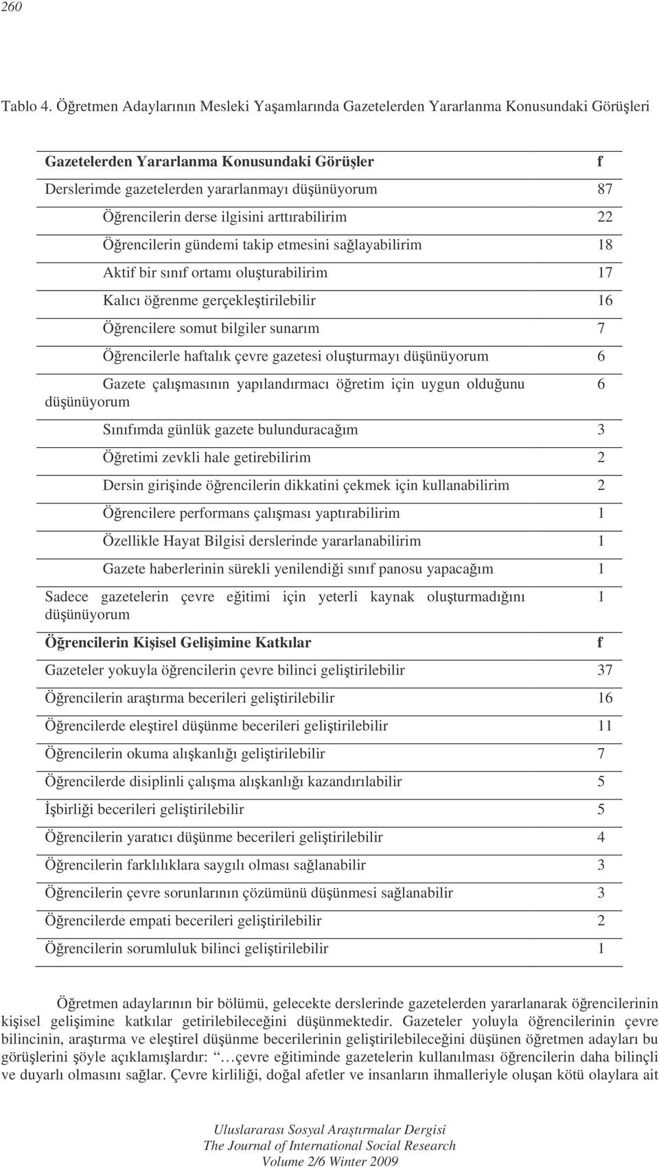 ilgisini arttırabilirim 22 Örencilerin gündemi takip etmesini salayabilirim 18 Akti bir sını ortamı oluturabilirim 17 Kalıcı örenme gerçekletirilebilir 16 Örencilere somut bilgiler sunarım 7