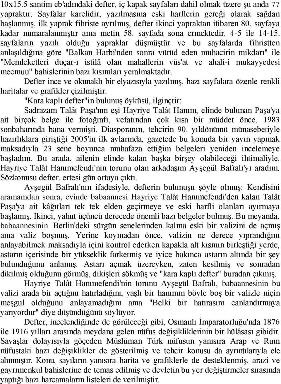 sayfada sona ermektedir. 4-5 ile 14-15.