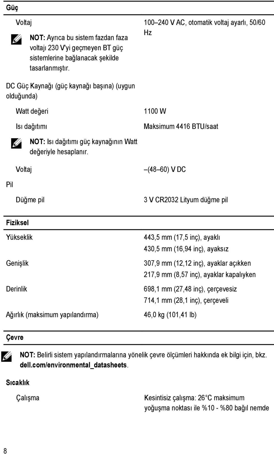 değeriyle hesaplanır.