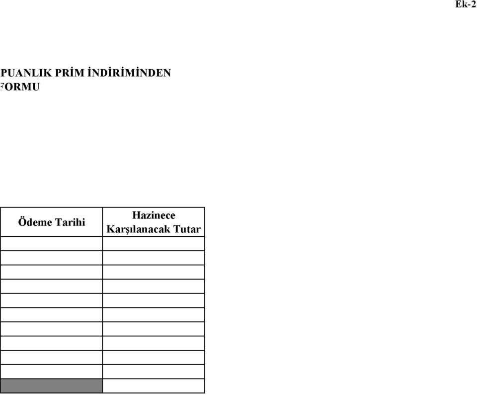 İLDİRİM FORMU Ödeme