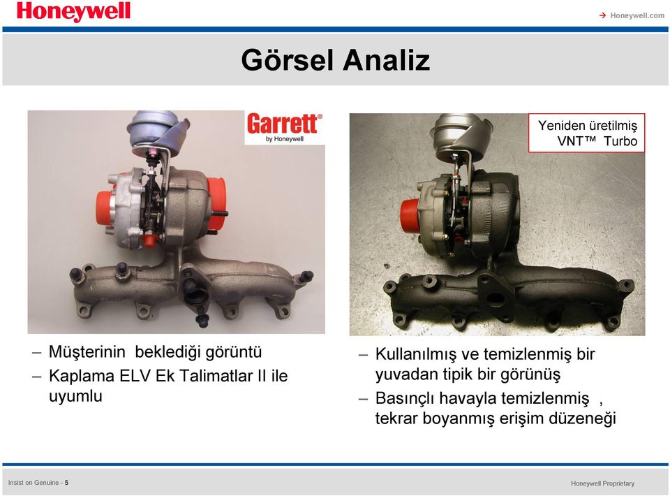 temizlenmiş bir yuvadan tipik bir görünüş Basınçlı havayla