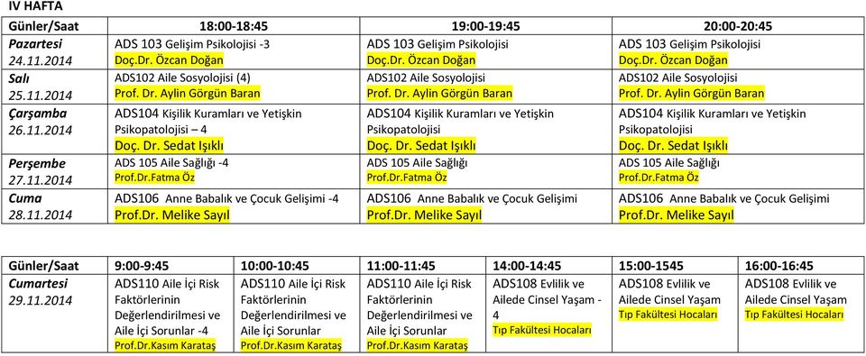 11.2014 4 27.11.2014 28.11.2014-4 Prof.Dr.Fatma Öz -4 Prof.Dr.Fatma Öz Prof.