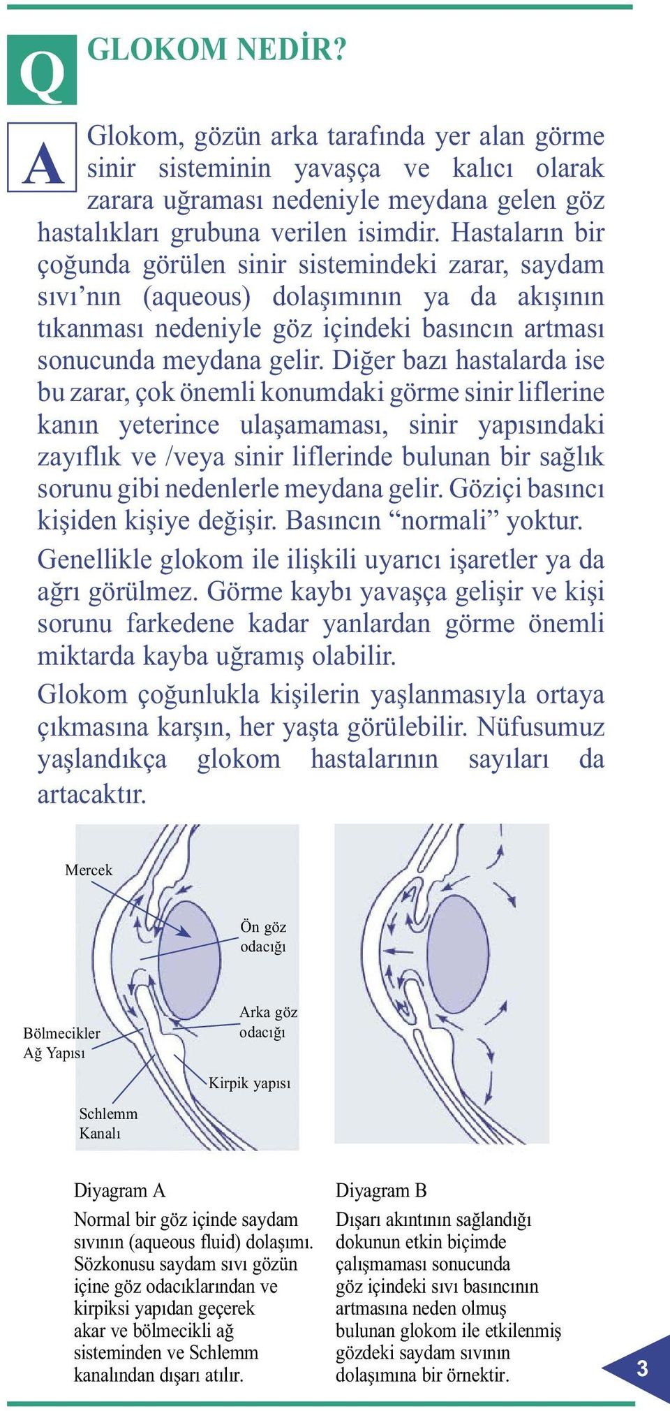 Diğer bazı hastalarda ise bu zarar, çok önemli konumdaki görme sinir liflerine kanın yeterince ulaşamaması, sinir yapısındaki zayıflık ve /veya sinir liflerinde bulunan bir sağlık sorunu gibi