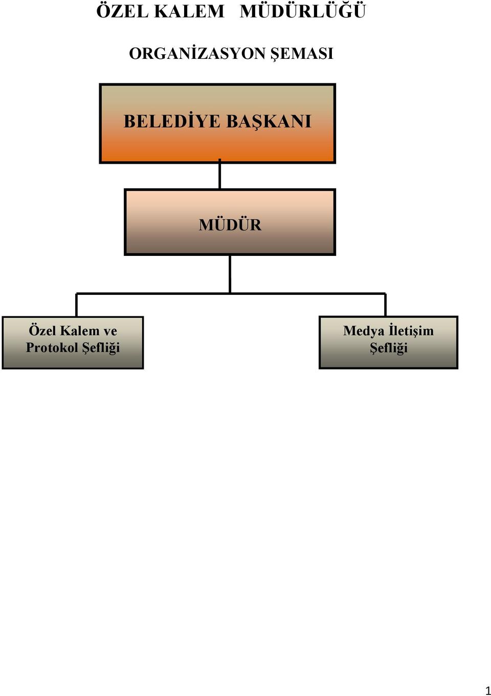 BAŞKANI MÜDÜR Özel Kalem ve