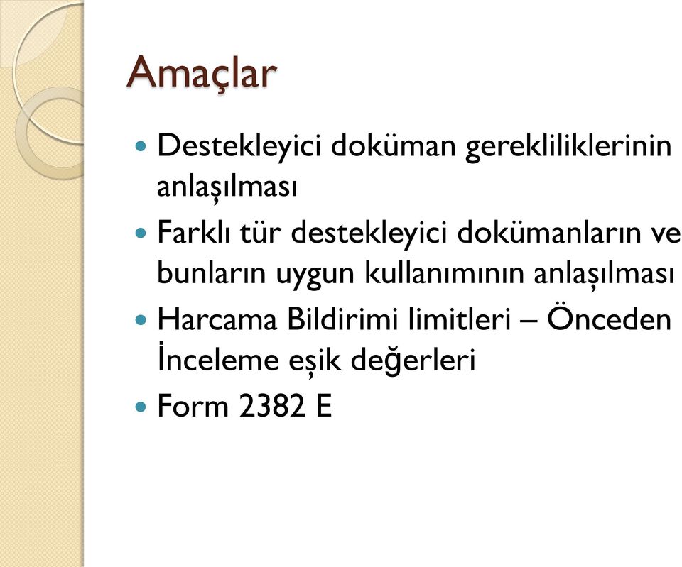 bunların uygun kullanımının anlaşılması Harcama