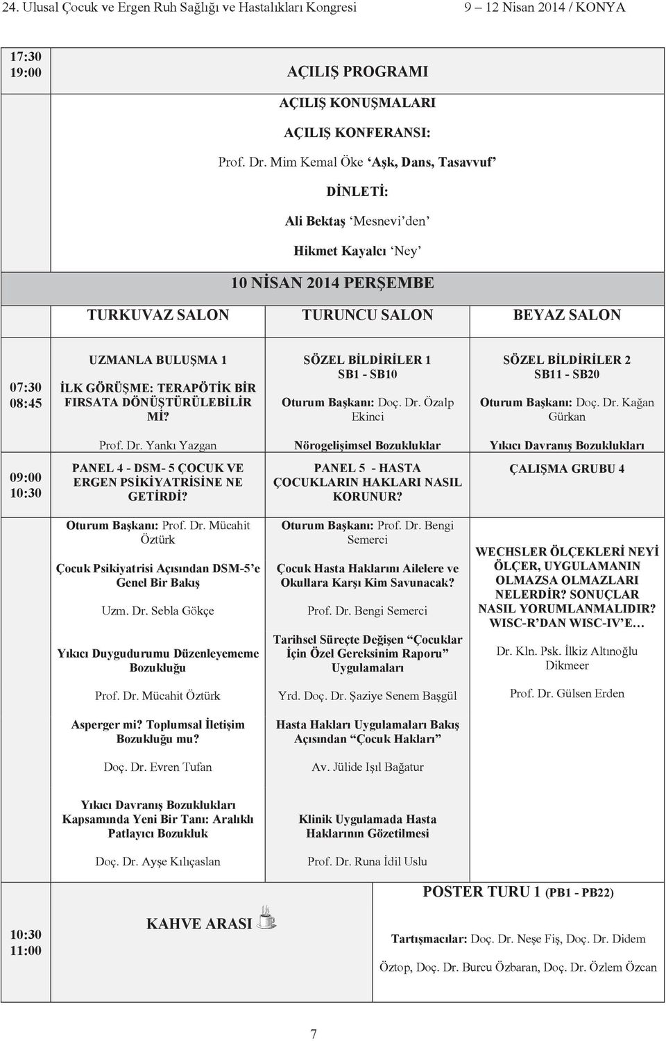 B R FIRSATA DÖNÜ TÜRÜLEB L R M? SÖZEL B LD R LER 1 SB1 - SB10 Oturum Ba kan : Doç. Dr.