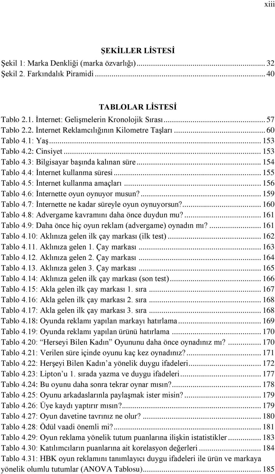 6: Ġnternette oyun oynuyor musun?... 159 Tablo 4.7: Ġnternette ne kadar süreyle oyun oynuyorsun?... 160 Tablo 4.8: Advergame kavramını daha önce duydun mu?... 161 Tablo 4.