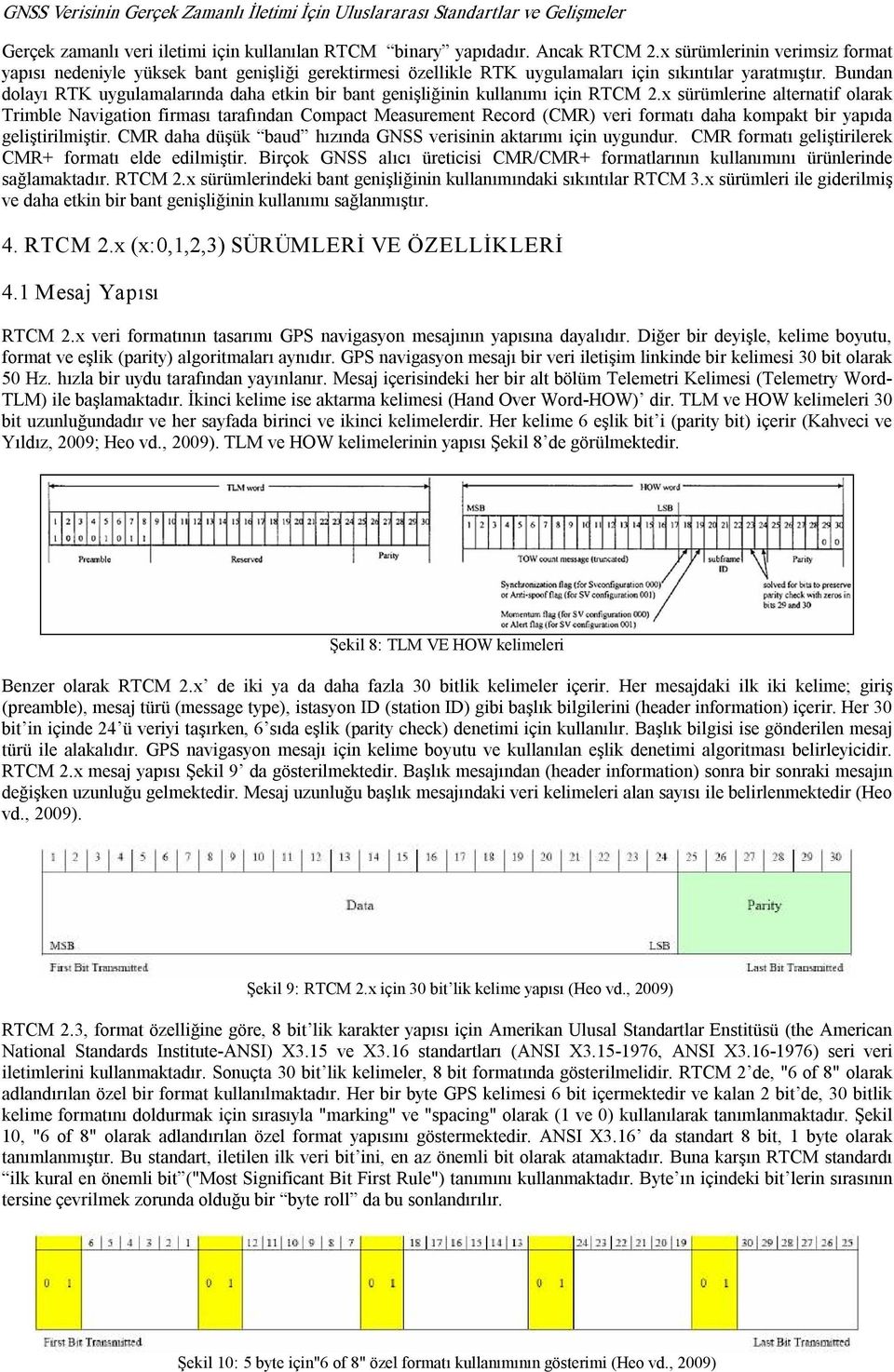 Bundan dolayı RTK uygulamalarında daha etkin bir bant genişliğinin kullanımı için RTCM 2.