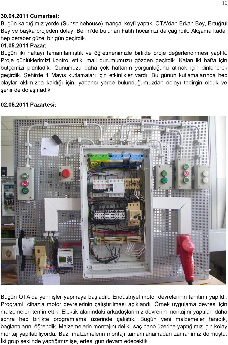 Proje günlüklerimizi kontrol ettik, mali durumumuzu gözden geçirdik. Kalan iki hafta için bütçemizi planladık. Günümüzü daha çok haftanın yorgunluğunu atmak için dinlenerek geçirdik.