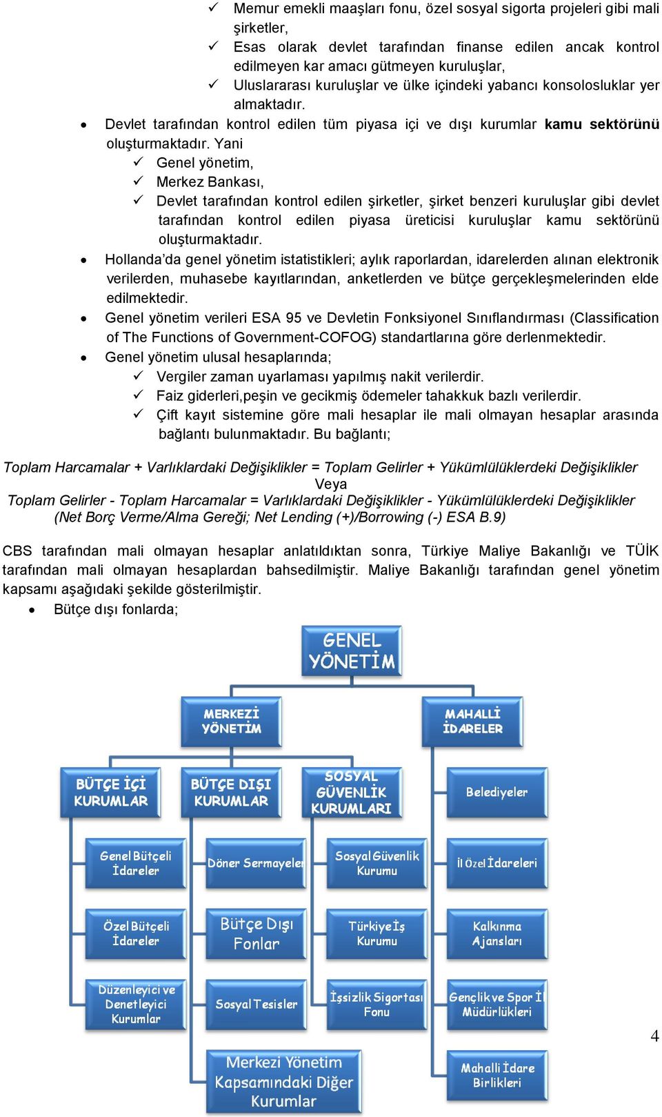 Yani Genel yönetim, Merkez Bankası, Devlet tarafından kontrol edilen şirketler, şirket benzeri kuruluşlar gibi devlet tarafından kontrol edilen piyasa üreticisi kuruluşlar kamu sektörünü