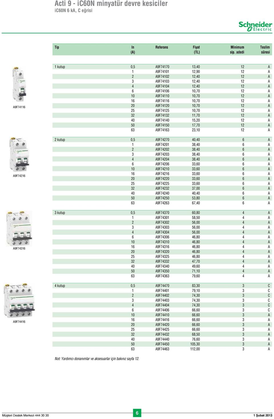 A9F74110 10,70 12 A 16 A9F74116 10,70 12 A 20 A9F74120 10,70 12 A 25 A9F74125 10,70 12 A 32 A9F74132 11,70 12 A 40 A9F74140 15,20 12 A 50 A9F74150 17,70 12 A 63 A9F74163 23,10 12 A 2 kutup 0,5