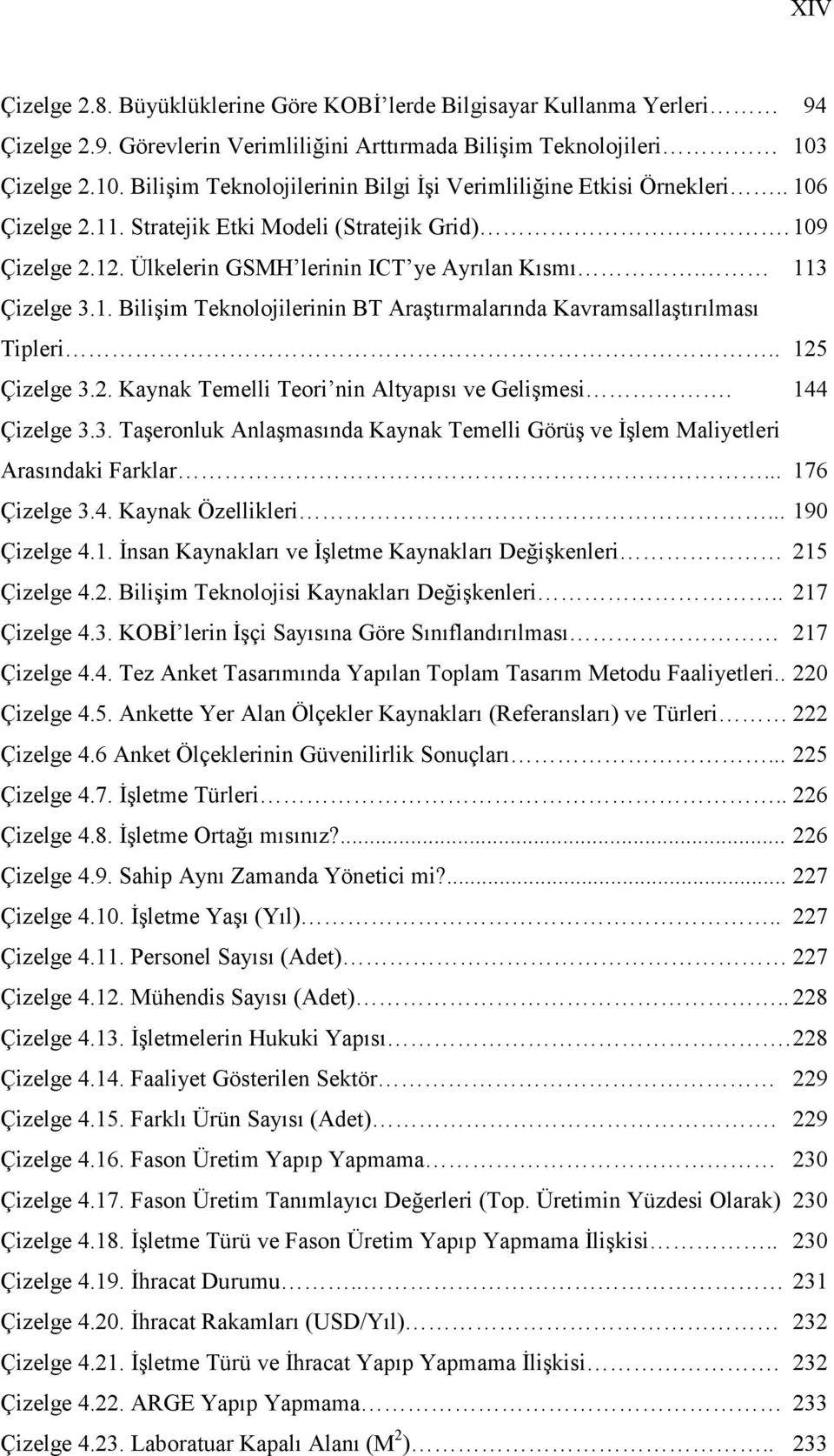 Ülkelerin GSMH lerinin ICT ye Ayrılan Kısmı. 113 Çizelge 3.1. Bilişim Teknolojilerinin BT Araştırmalarında Kavramsallaştırılması Tipleri.. 125 Çizelge 3.2. Kaynak Temelli Teori nin Altyapısı ve Gelişmesi.