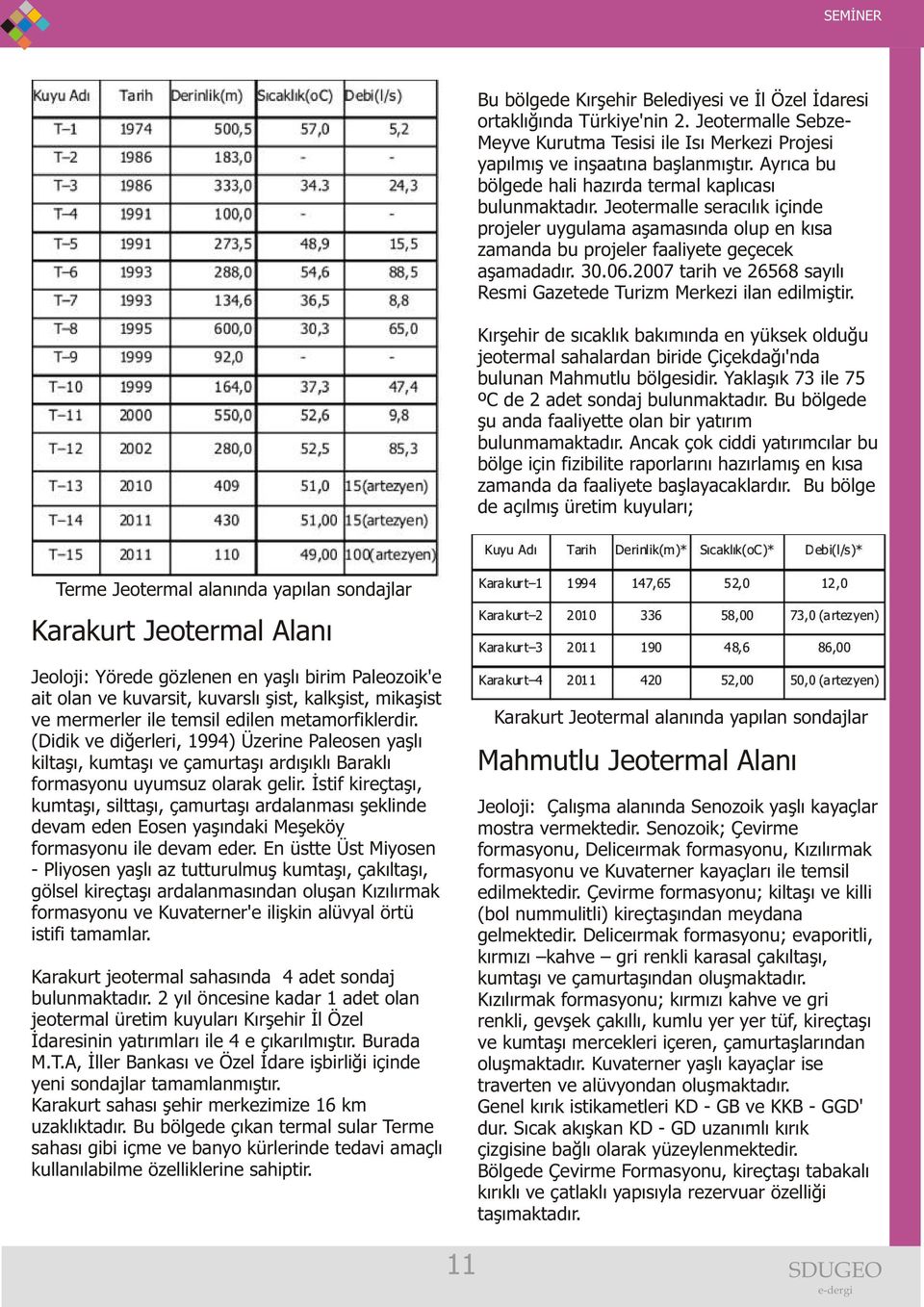 2007 tarih ve 26568 sayılı Resmi Gazetede Turizm Merkezi ilan edilmiştir. Kırşehir de sıcaklık bakımında en yüksek olduğu jeotermal sahalardan biride Çiçekdağı'nda bulunan Mahmutlu bölgesidir.