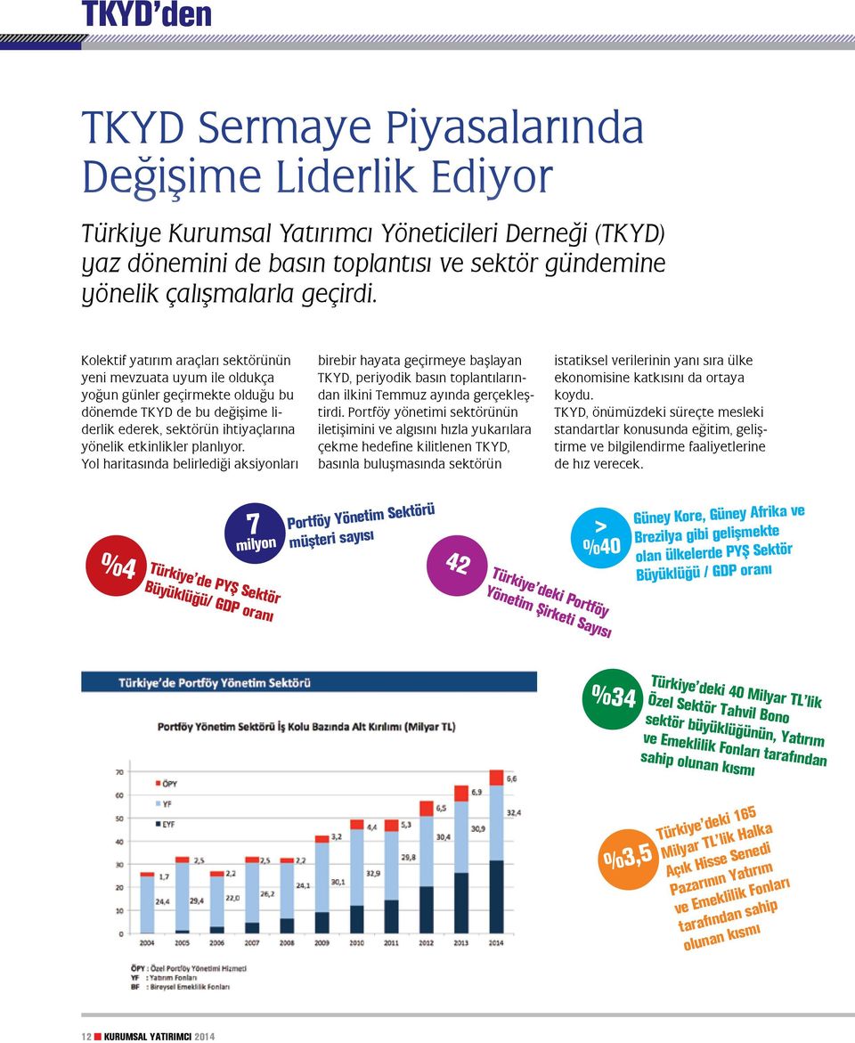 Yol haritasında belirlediği aksiyonları birebir hayata geçirmeye başlayan TKYD, periyodik basın toplantılarından ilkini Temmuz ayında gerçekleştirdi.