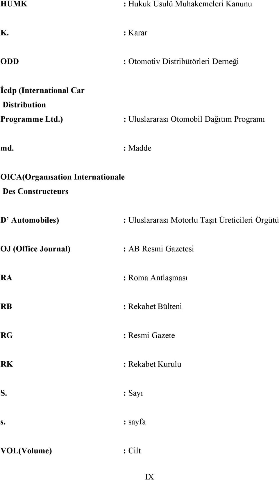 ) : Uluslararası Otomobil Dağıtım Programı md.