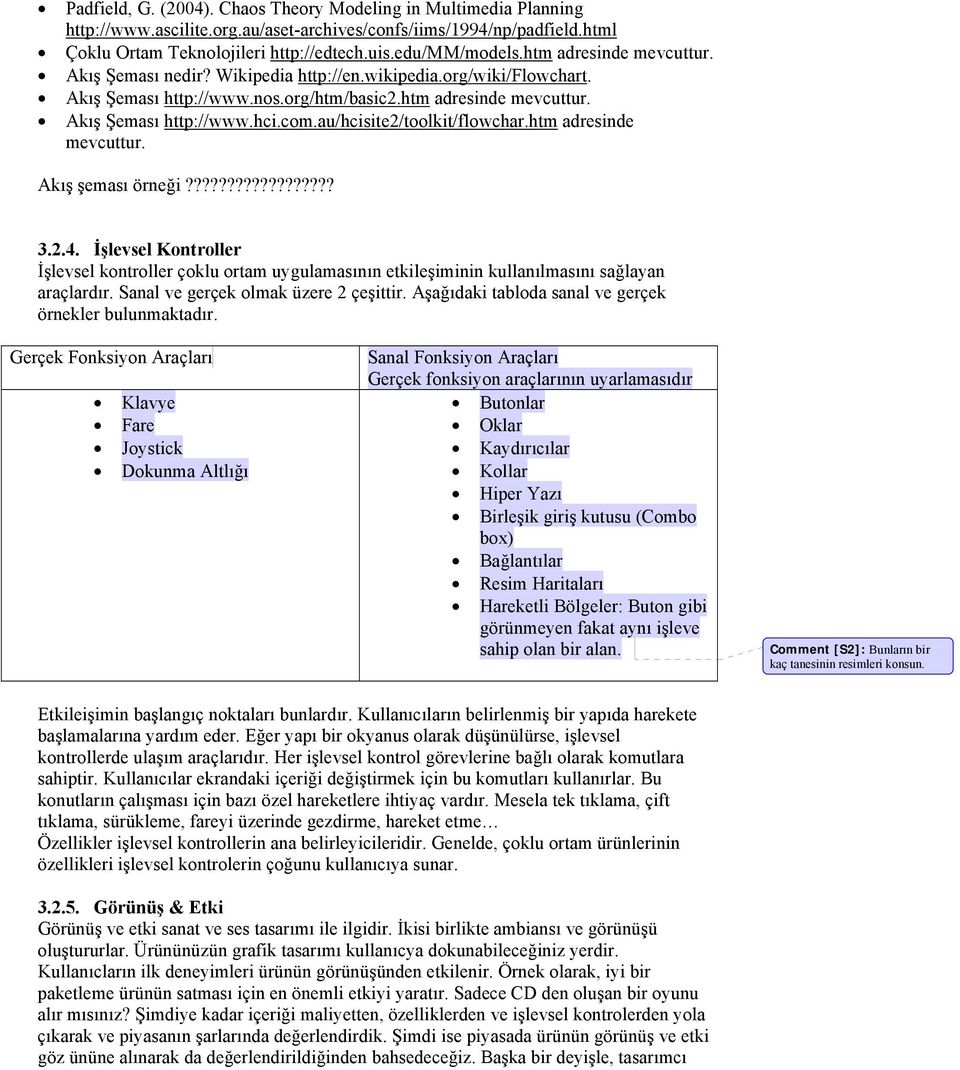 au/hcisite2/toolkit/flowchar.htm adresinde mevcuttur. Akış şeması örneği?????????????????? 3.2.4.