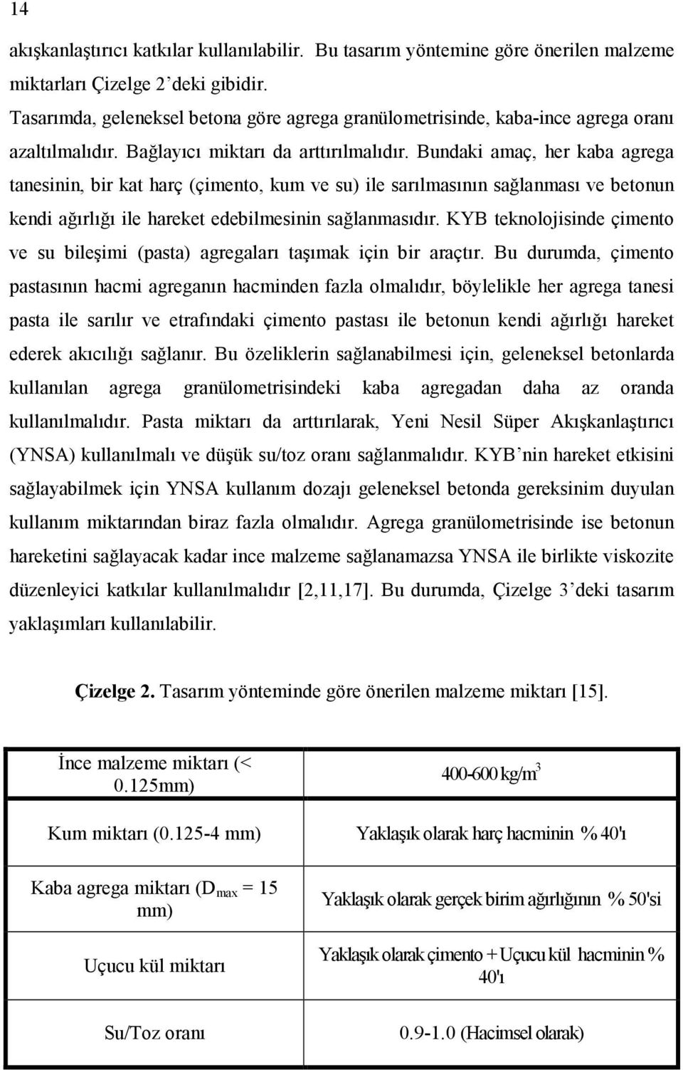 Bundaki amaç, her kaba agrega tanesinin, bir kat harç (çimento, kum ve su) ile sarılmasının sağlanması ve betonun kendi ağırlığı ile hareket edebilmesinin sağlanmasıdır.