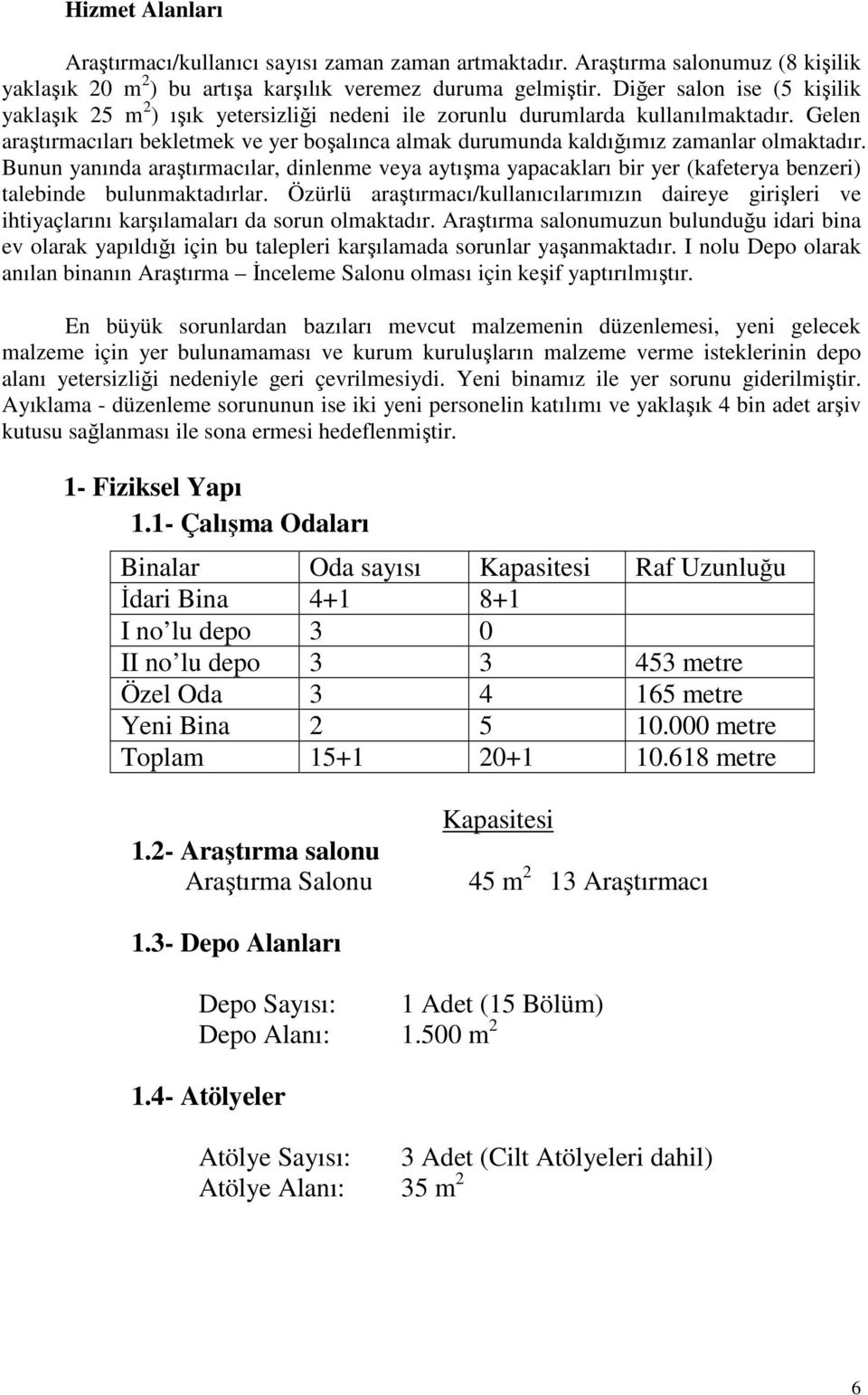 Gelen araştırmacıları bekletmek ve yer boşalınca almak durumunda kaldığımız zamanlar olmaktadır.