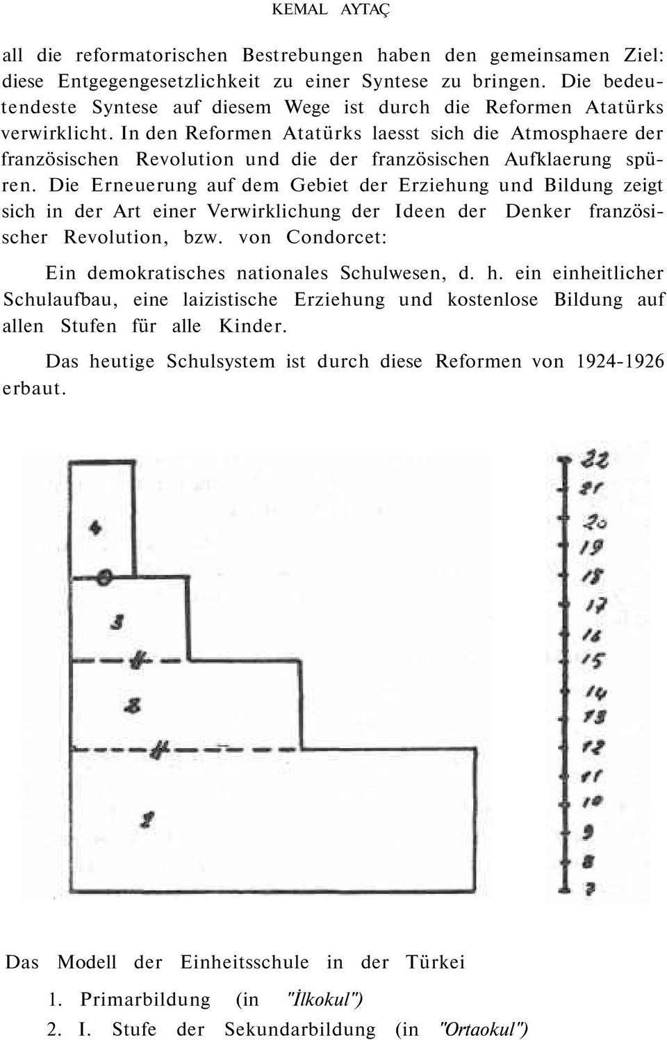 In den Reformen Atatürks laesst sich die Atmosphaere der französischen Revolution und die der französischen Aufklaerung spüren.