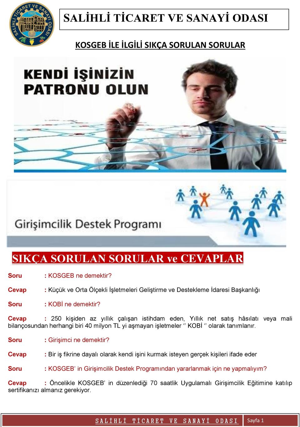 tanımlanır. : Girişimci ne demektir?