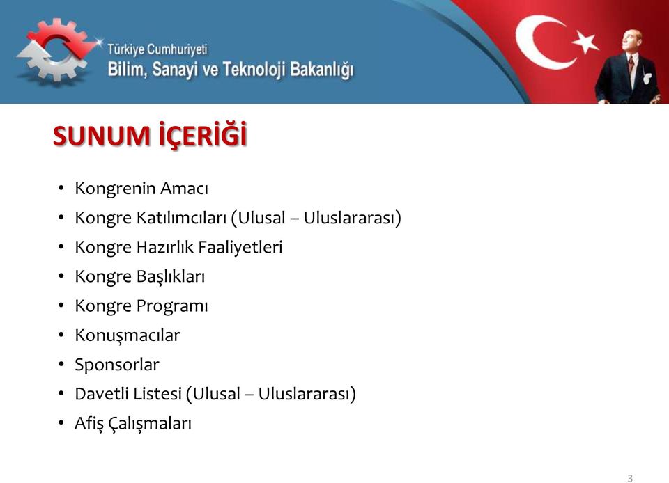 Kongre Başlıkları Kongre Programı Konuşmacılar