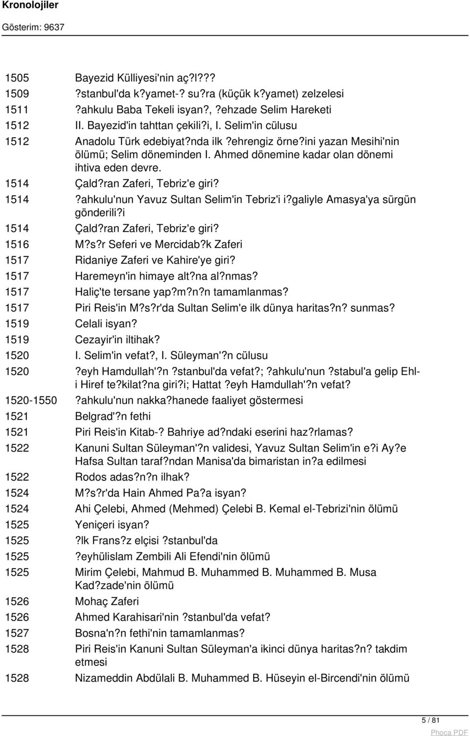 ran Zaferi, Tebriz'e giri? 1514?ahkulu'nun Yavuz Sultan Selim'in Tebriz'i i?galiyle Amasya'ya sürgün gönderili?i 1514 Çald?ran Zaferi, Tebriz'e giri? 1516 M?s?r Seferi ve Mercidab?