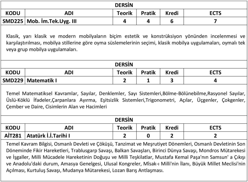 uygulamaları, oymalı tek veya grup mobilya uygulamaları.