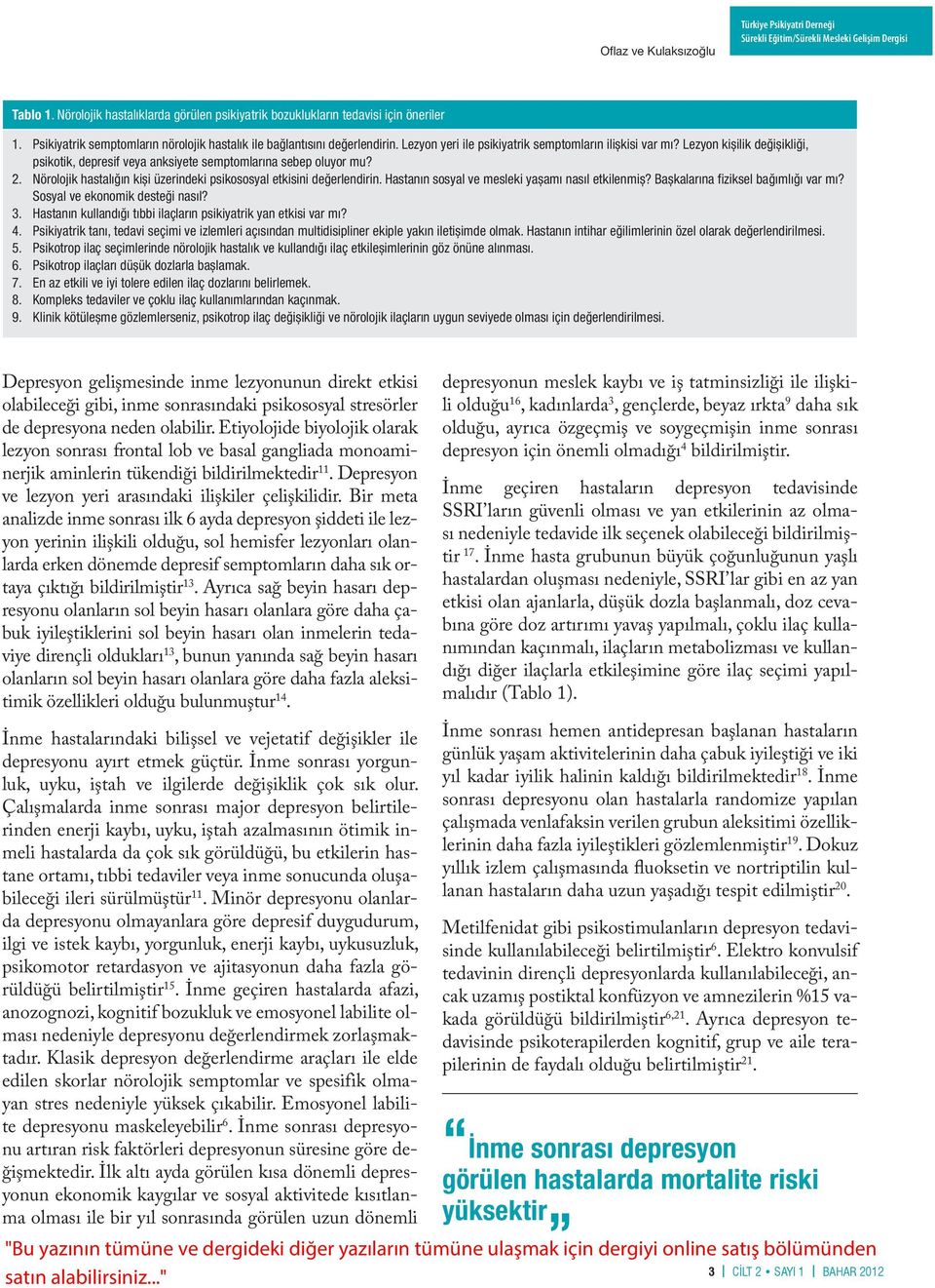 Lezyon kișilik değișikliği, psikotik, depresif veya anksiyete semptomlarına sebep oluyor mu? 2. Nörolojik hastalığın kiși üzerindeki psikososyal etkisini değerlendirin.