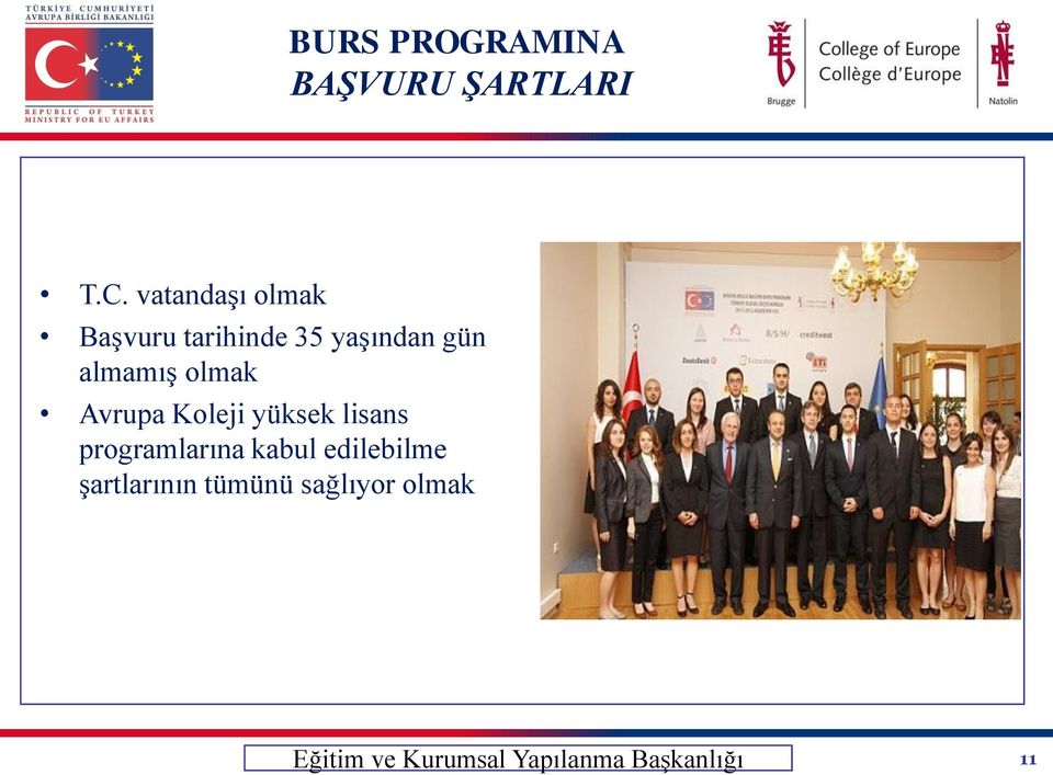 almamış olmak Avrupa Koleji yüksek lisans