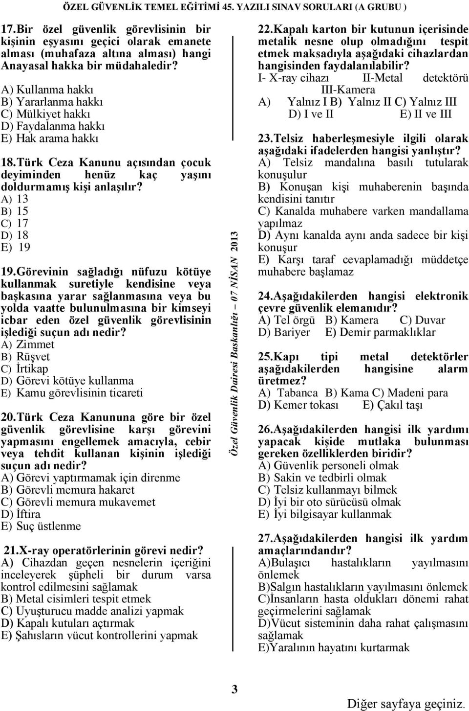 A) 13 B) 15 C) 17 D) 18 E) 19 19.