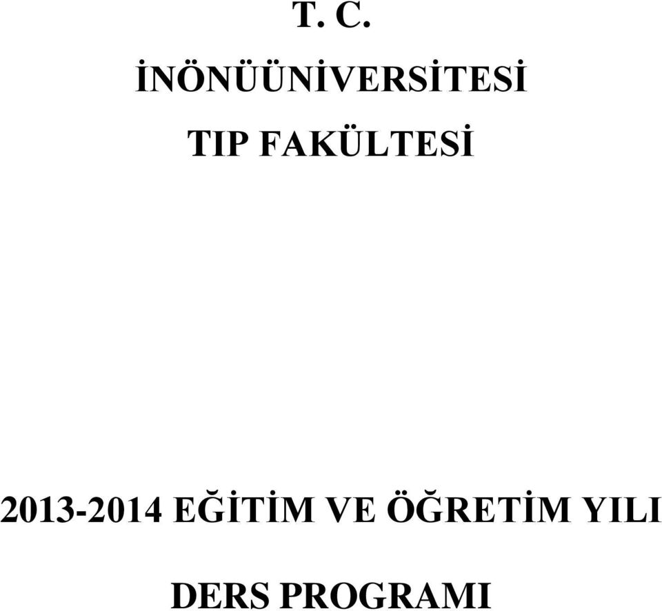 TIP FAKÜLTESİ