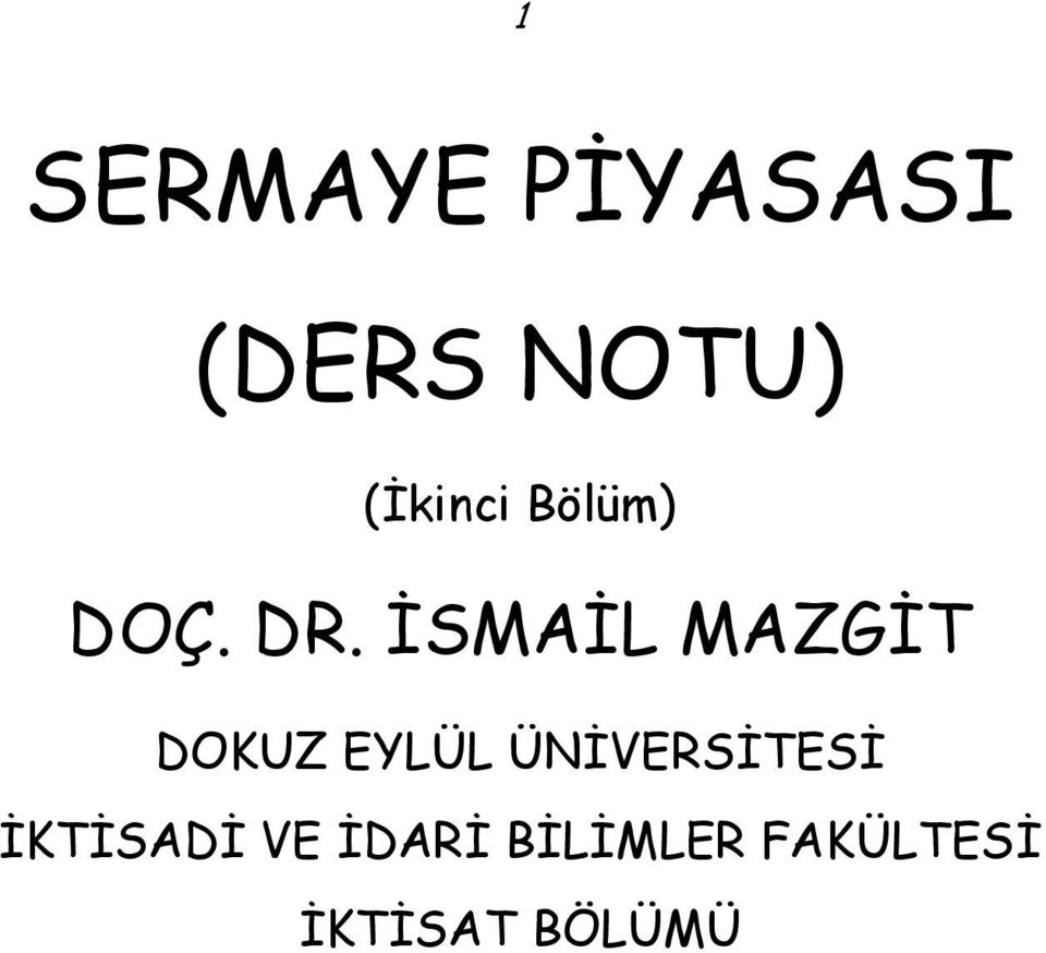 İSMAİL MAZGİT DOKUZ EYLÜL