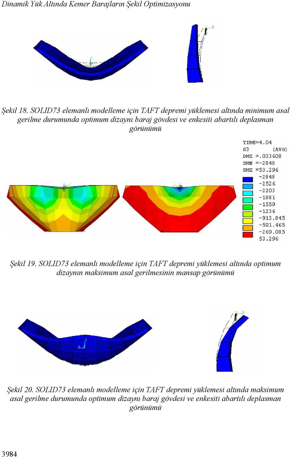 enkesiti abartılı deplasman Şekil 19.