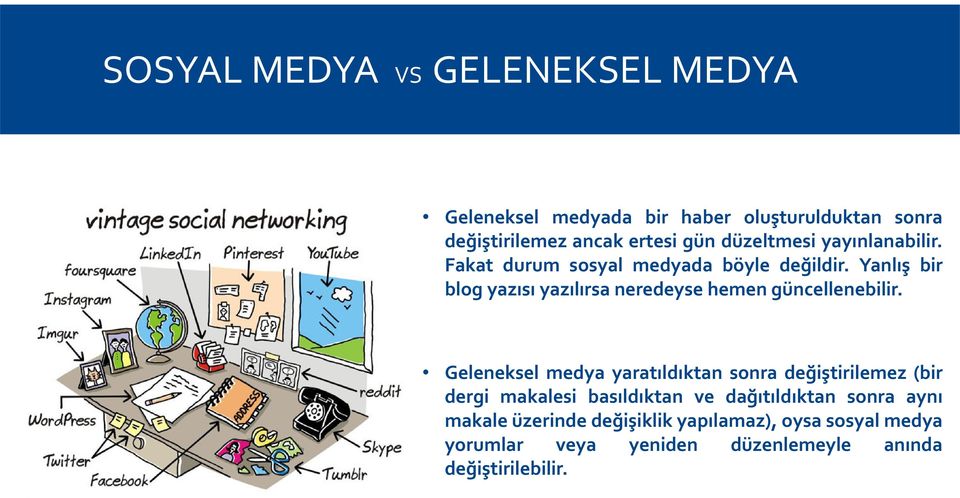 Yanlış bir blog yazısı yazılırsa neredeyse hemen güncellenebilir.