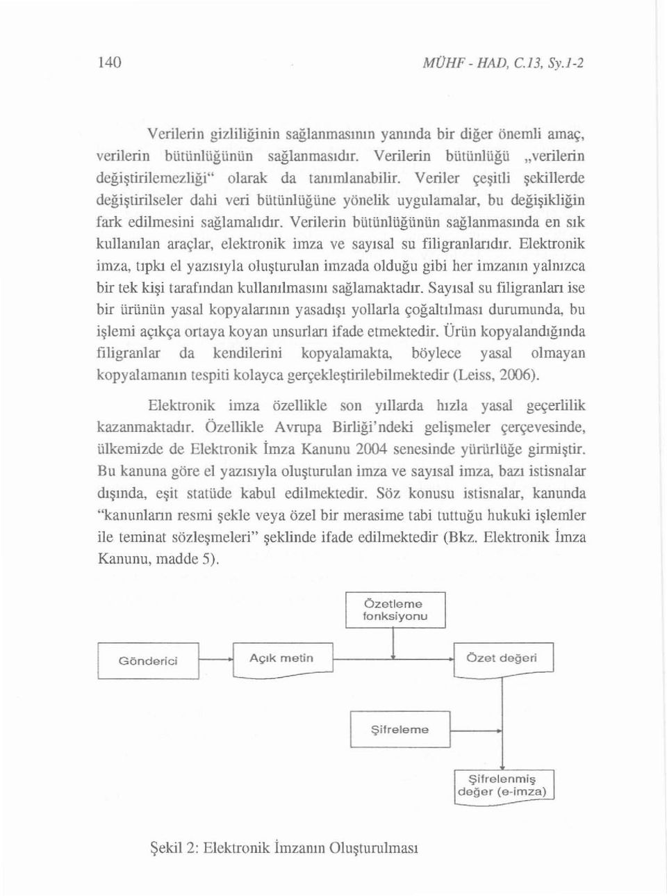 Veriler çeş i t l i ş ekillerde d eğiştiril sel er dahi veri bütünlüğüne yönelik uygulamalar, bu deği şikliğin fark edilmesini sağ lam al ı dır.