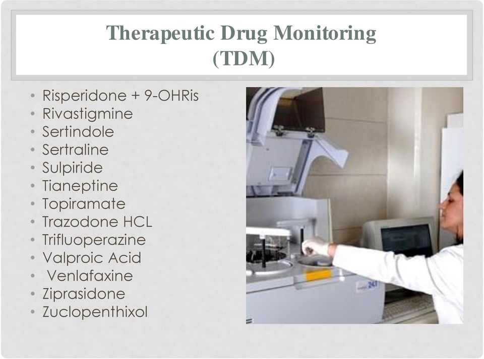 Sulpiride Tianeptine Topiramate Trazodone HCL