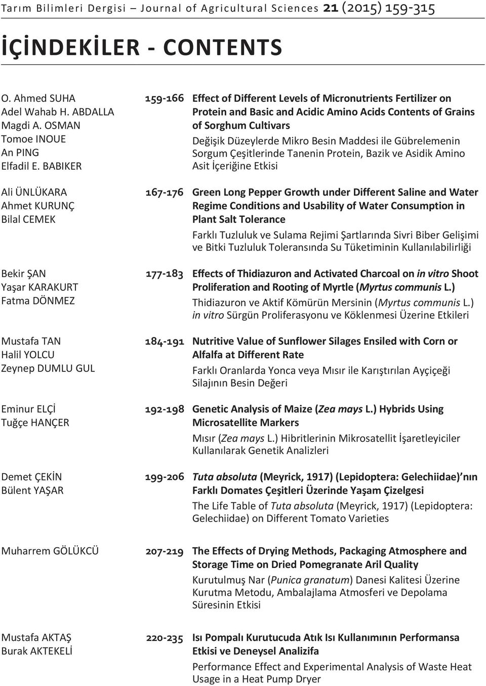 Different Levels of Micronutrients Fertilizer on Protein and Basic and Acidic Amino Acids Contents of Grains of Sorghum Cultivars Değişik Düzeylerde Mikro Besin Maddesi ile Gübrelemenin Sorgum